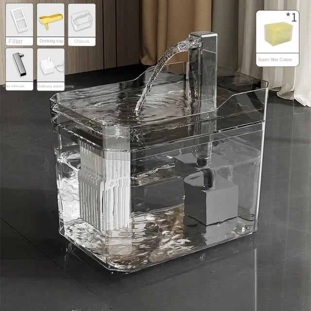 Fontaine À Eau Pour Chat Avec Filtre Automatique - FélinChic